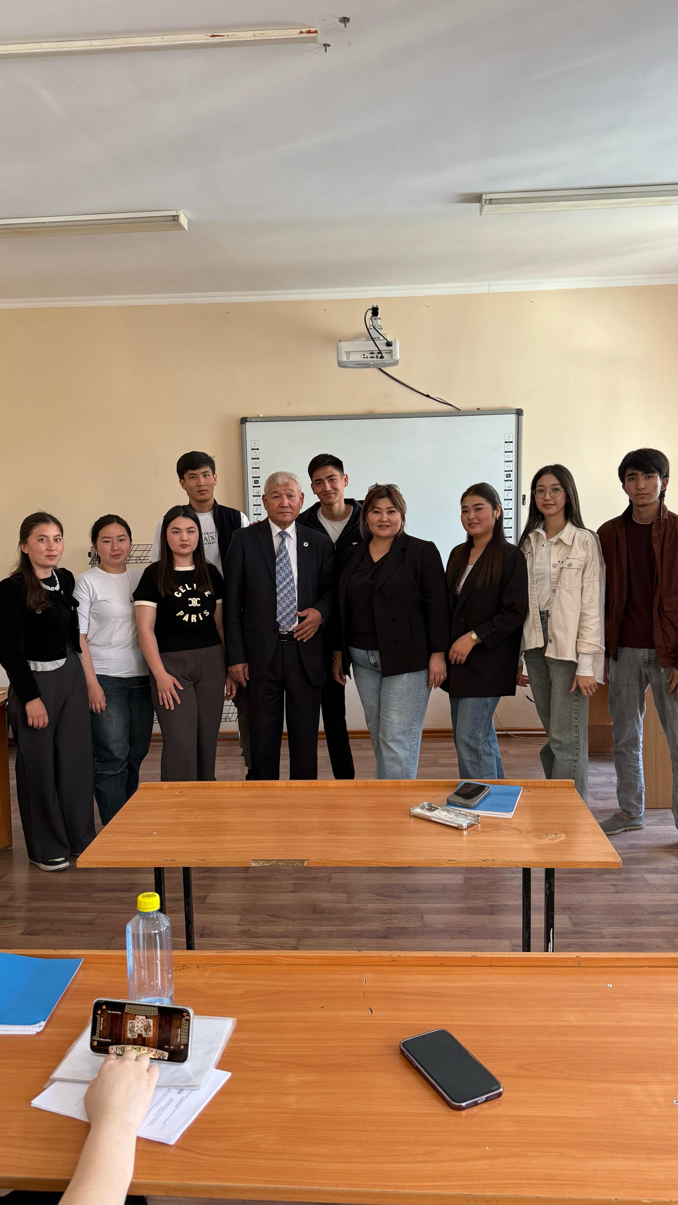 A curatorial hour was held at the Agrarian Faculty with the participation of a veteran teacher