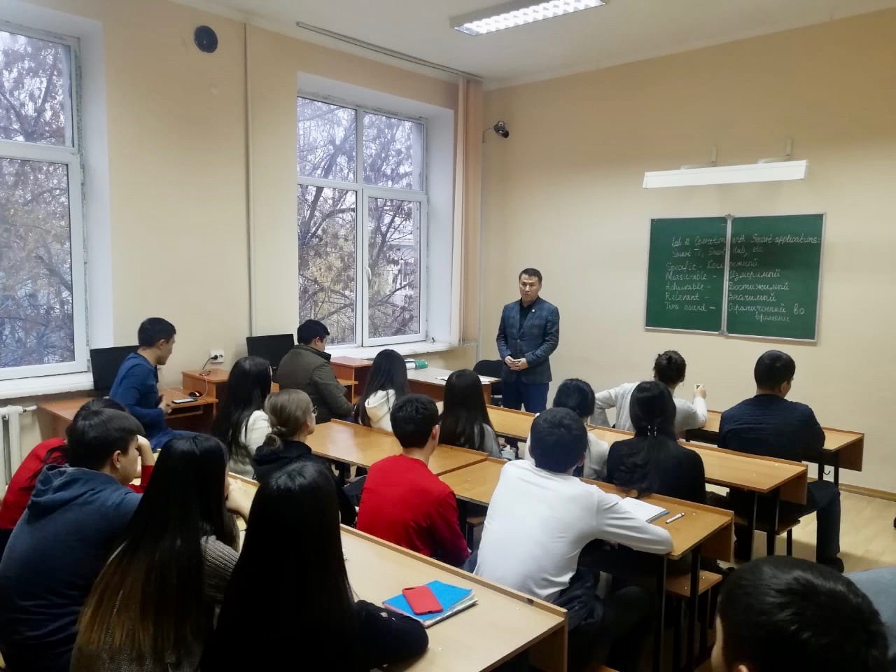 Explanatory work on the President's Message was carried out for students of the Higher school.
