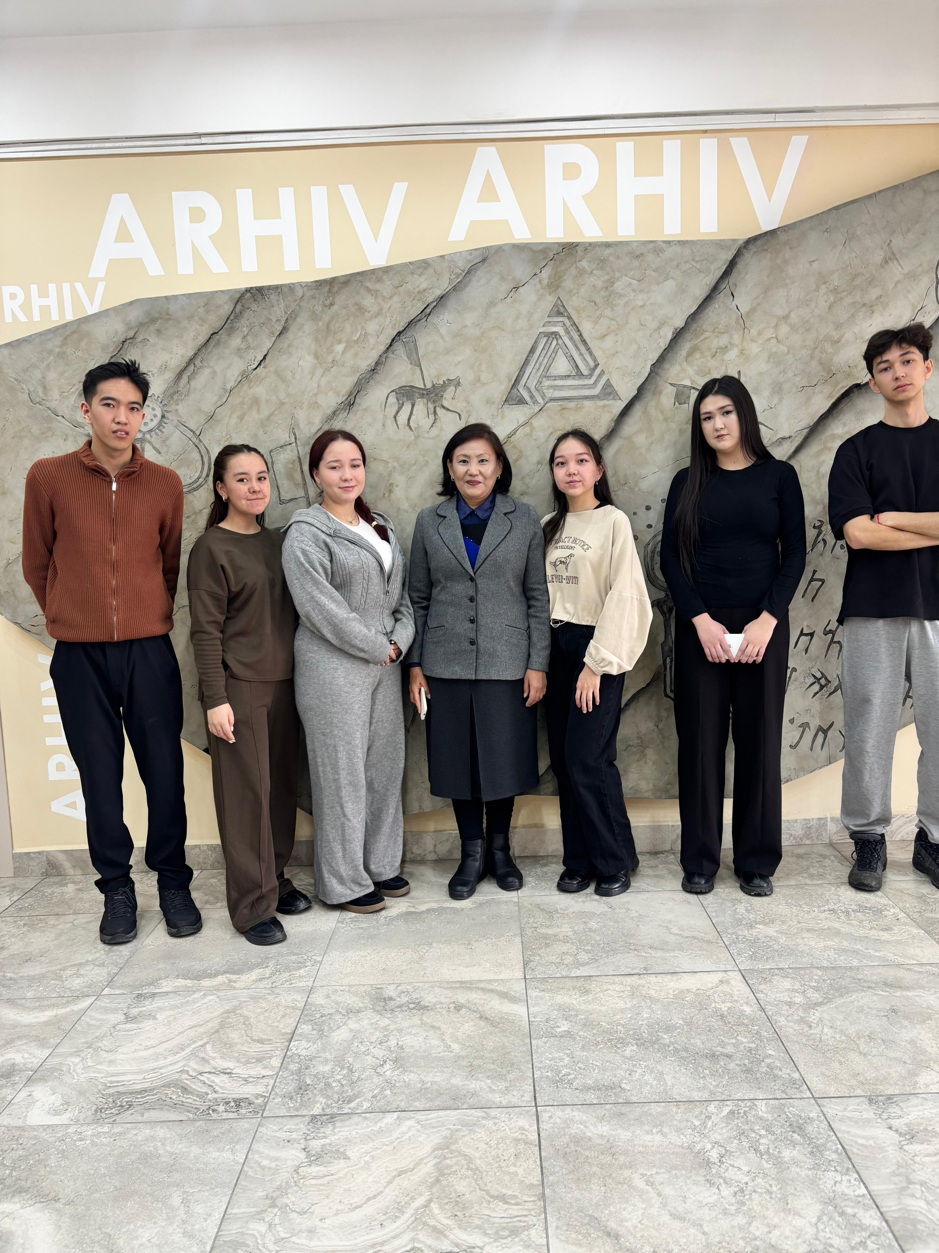 Students of the Department of General History and Museum Studies are undergoing industrial (practical) training at the Shymkent City State Archive.