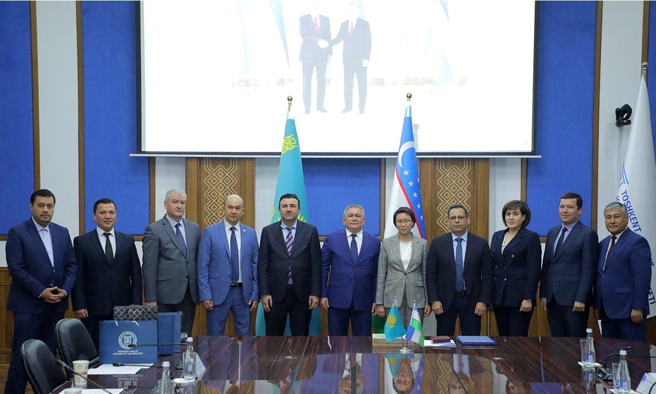 Сайт республики узбекистана. Delegation in Kazakhstan.