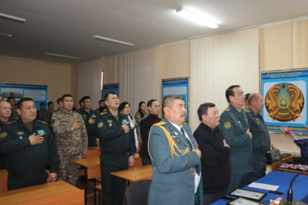 On behalf of M. Auezov, the educational Military Department annually held a thematic evening dedicated to the withdrawal of Soviet troops from the Democratic Republic of Afghanistan