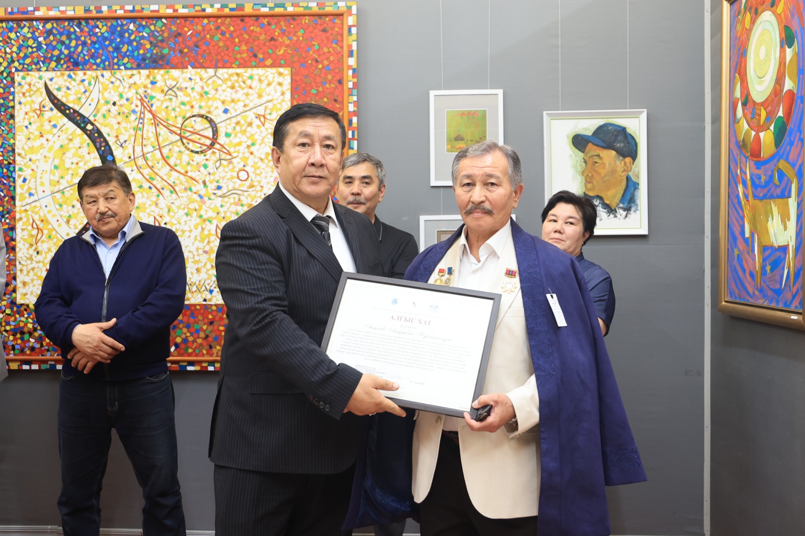 Өнер мен ой тоғысқан көрме: «Философиялық толғаныс»