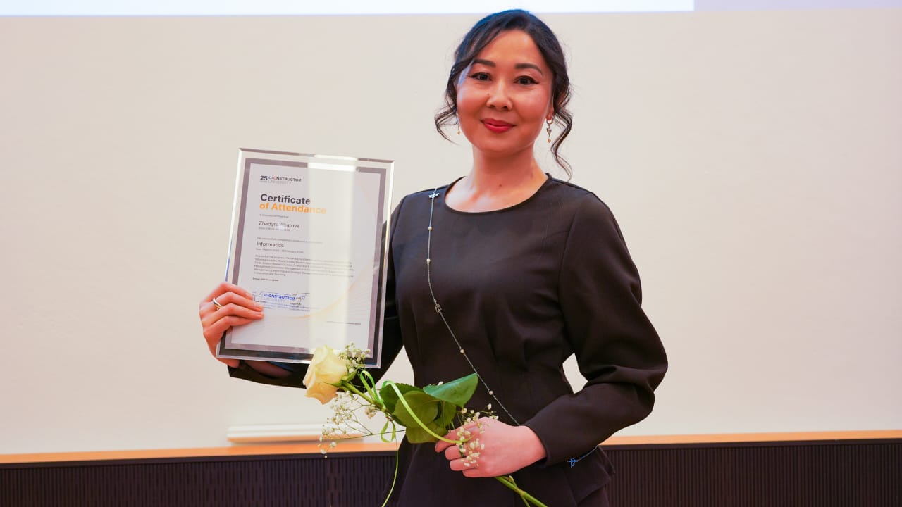  «500 ғалым» жобасы аясында ғылыми тағылымдамадан сәтті өтті