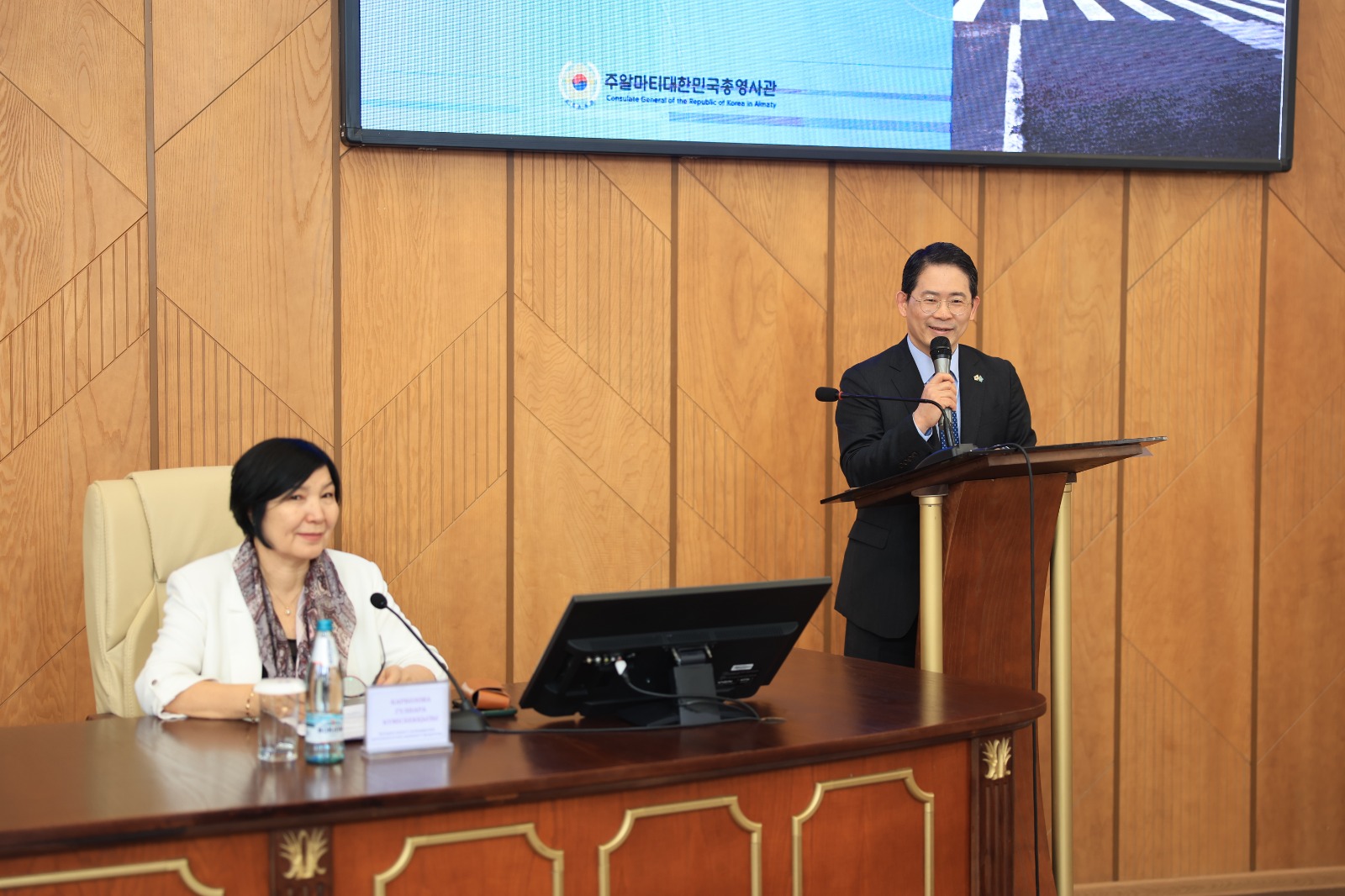 Корея Республикасының Бас консулы Ха Тэ Ук мырза бастаған делегациямен кездесу өтті