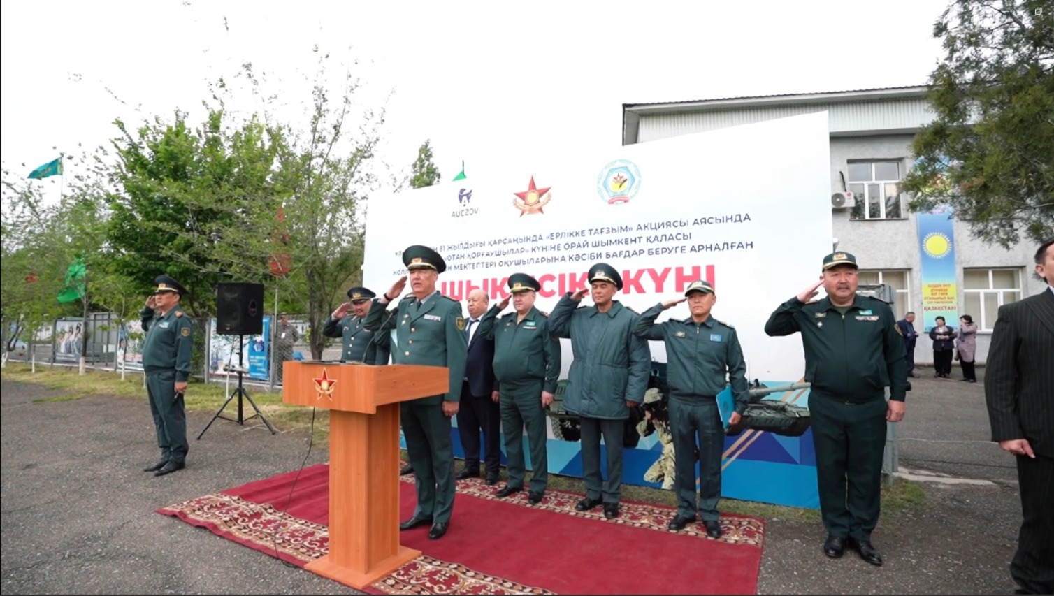 ӘСКЕРИ КАФЕДРАДА “ АШЫҚ ЕСІК” КҮНІ ӨТТІ