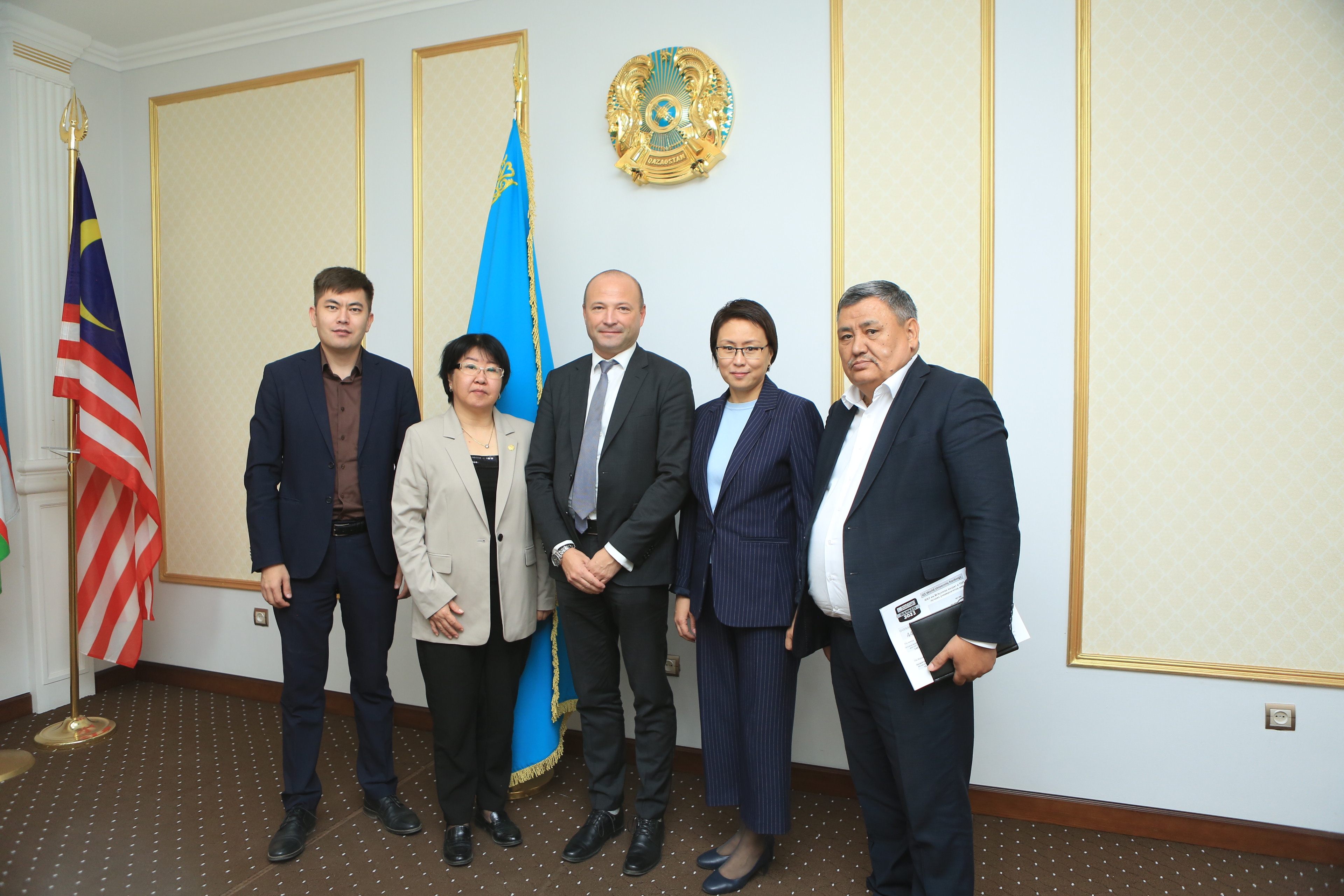 Visit of QS Quacquarelli Symonds Central Asia Regional and Eastern Europe Director Sergey Khristolyubov to M. Auezov South Kazakhstan University