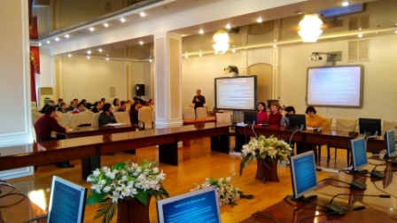 Неделя семинаров Национального центра государственной научно-технической экспертизы (филиал в г.Шымкент) в ЮКГУ им.М. Ауэзова