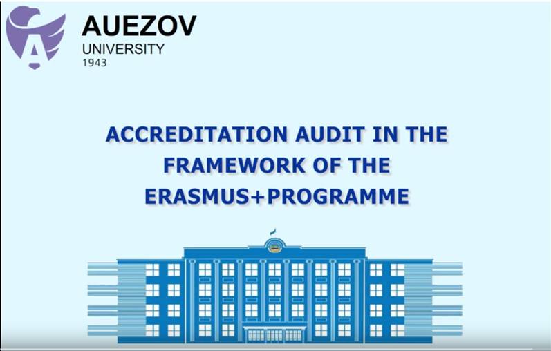 ACCREDITATION AUDIT IN THE FRAMEWORK OF THE ERASMUS+ PROGRAMME 