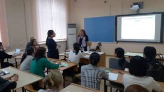 At M.Auezov SKSU held a training seminar by assistant professor of Nazarbayev University Graduate School of Education Nettie Boivin