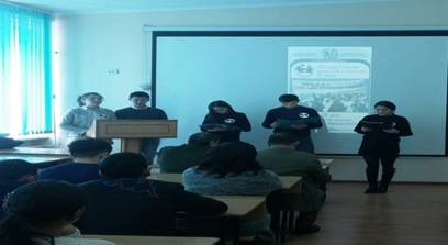 At the Department of &quot;Ecology&quot; was held an open curatorial hour devoted to the &quot;25th anniversary of the closure of the Semipalatinsk nuclear test site&quot;